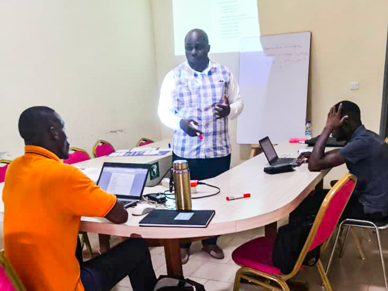 Formation des agents de la société SAG Sarl dans le cadre de la gestion de leur site Web